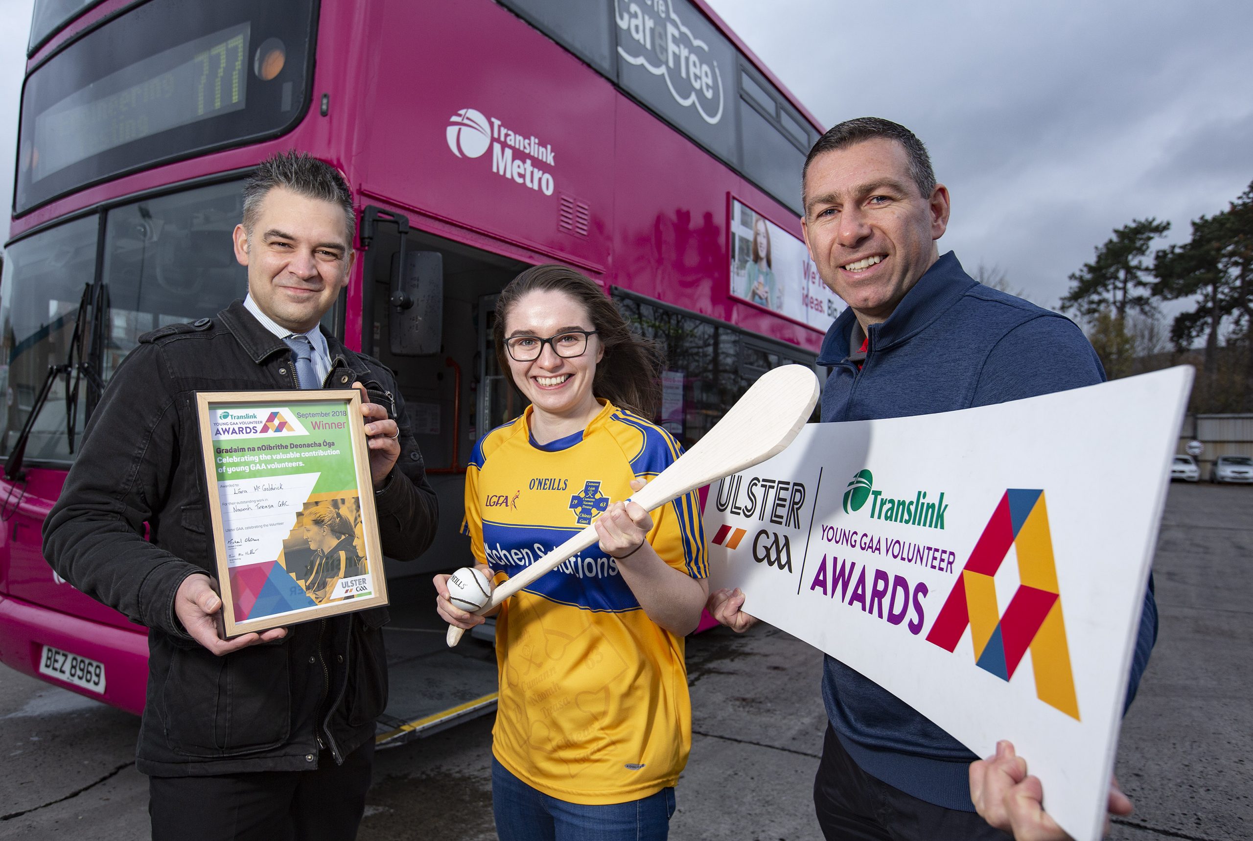 Lára is the Translink Young Volunteer of the Month