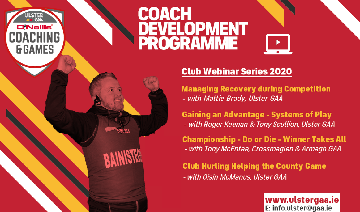 Club Championship webinar series available to view online