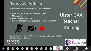 Ulster GAA Online Teacher Training