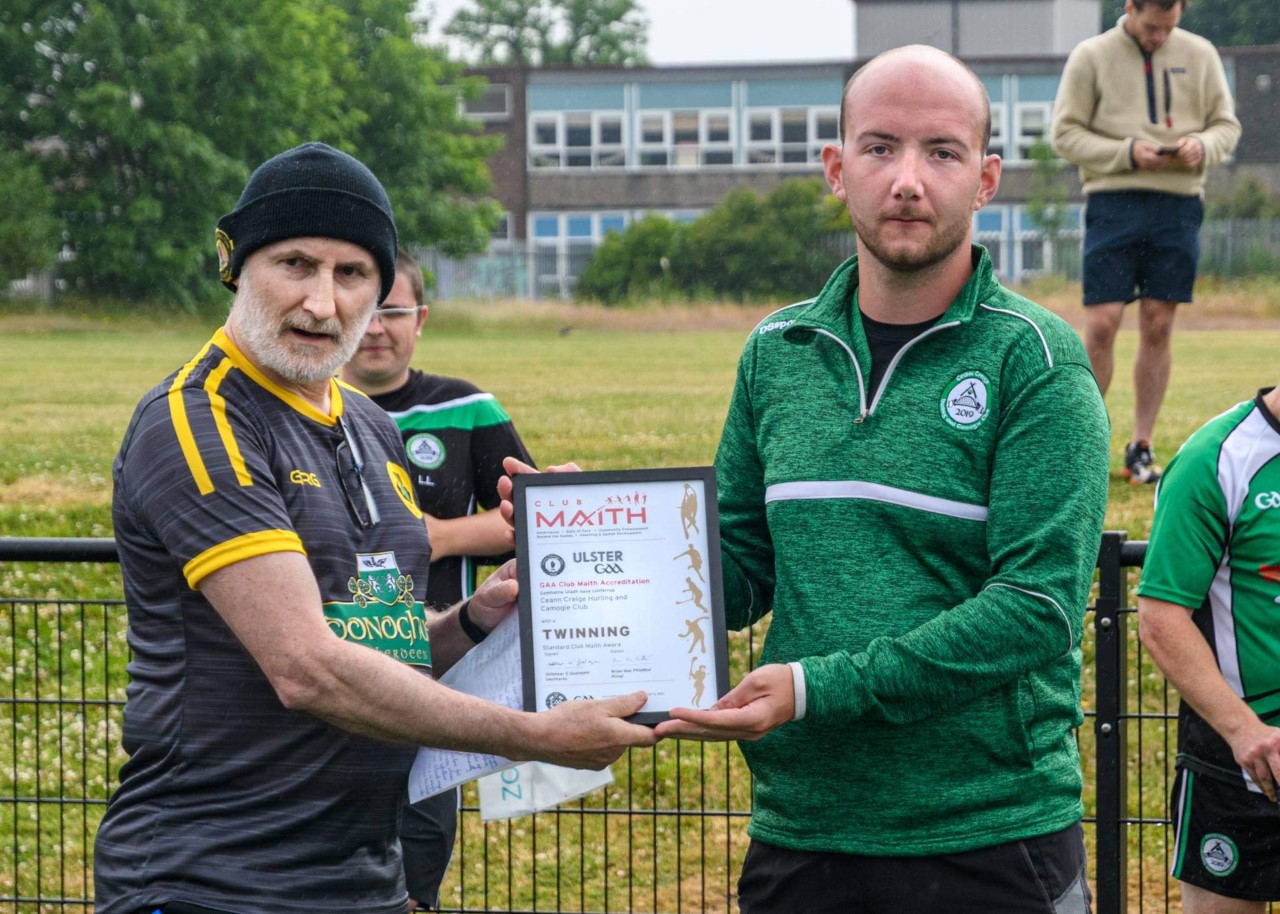 First club outside of Ulster achieves Club Maith accreditation