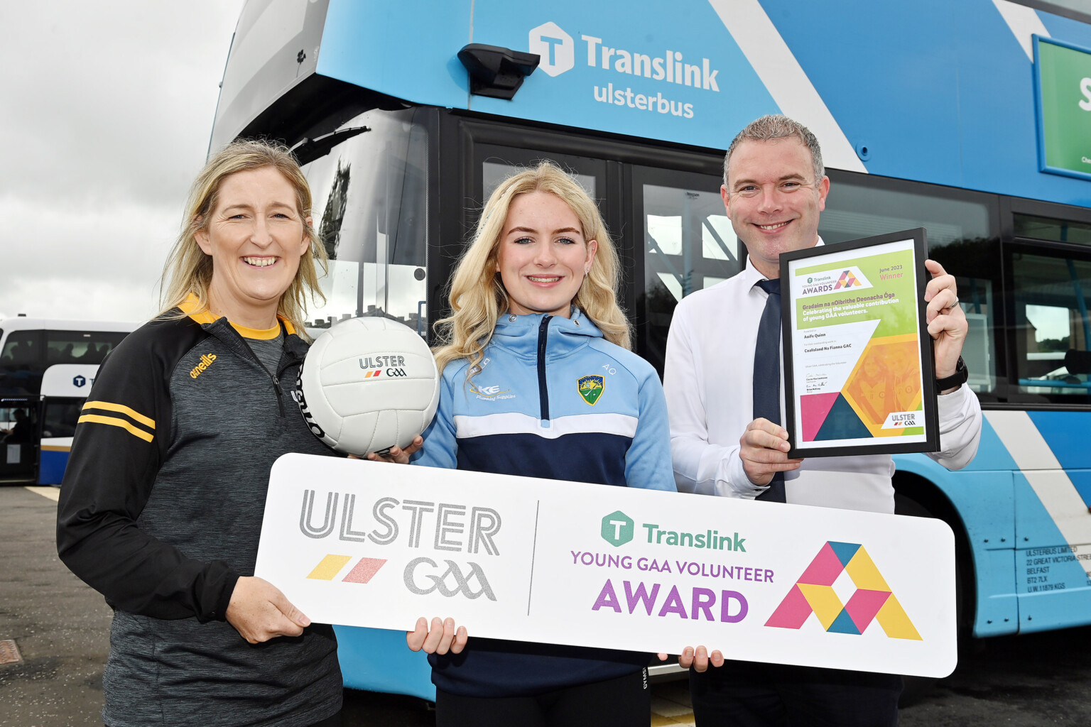 Ulster GAA Young Leader picks up June Translink Young Volunteer of the ...